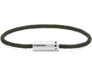 khaki nato cable bracelet le 7g